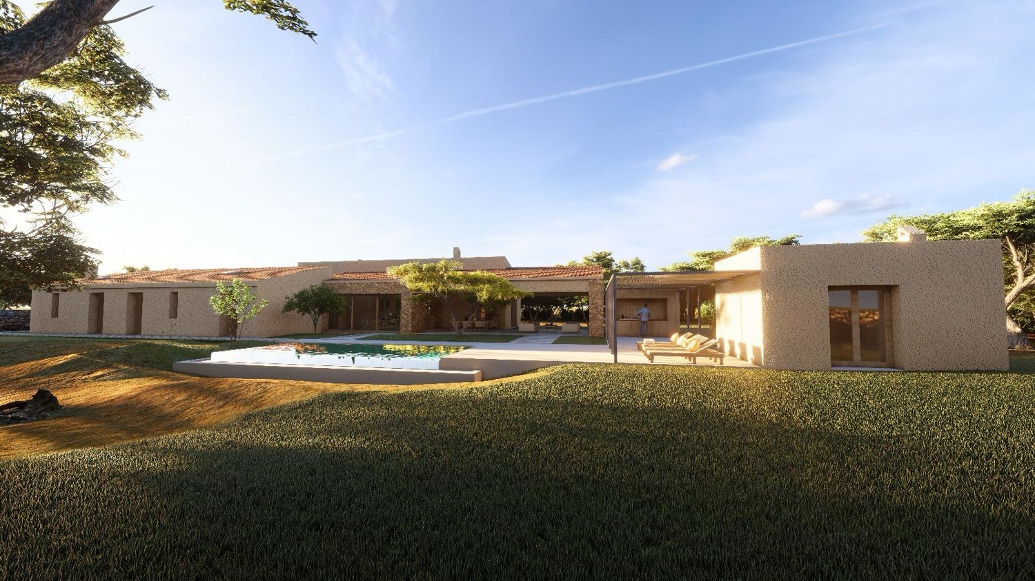 Plot-with-building-project-house-with-pool-in-Sencelles