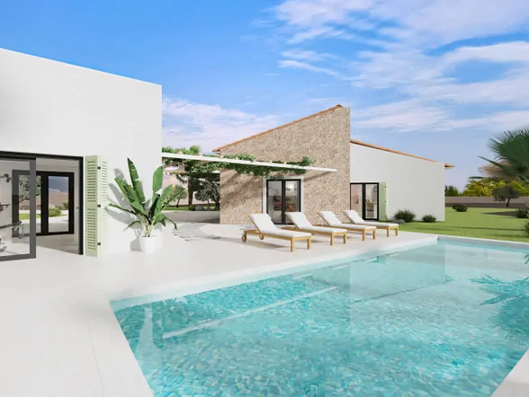 Detached house with panoramic views, pool and roof terrace in Marratxí – photo 27