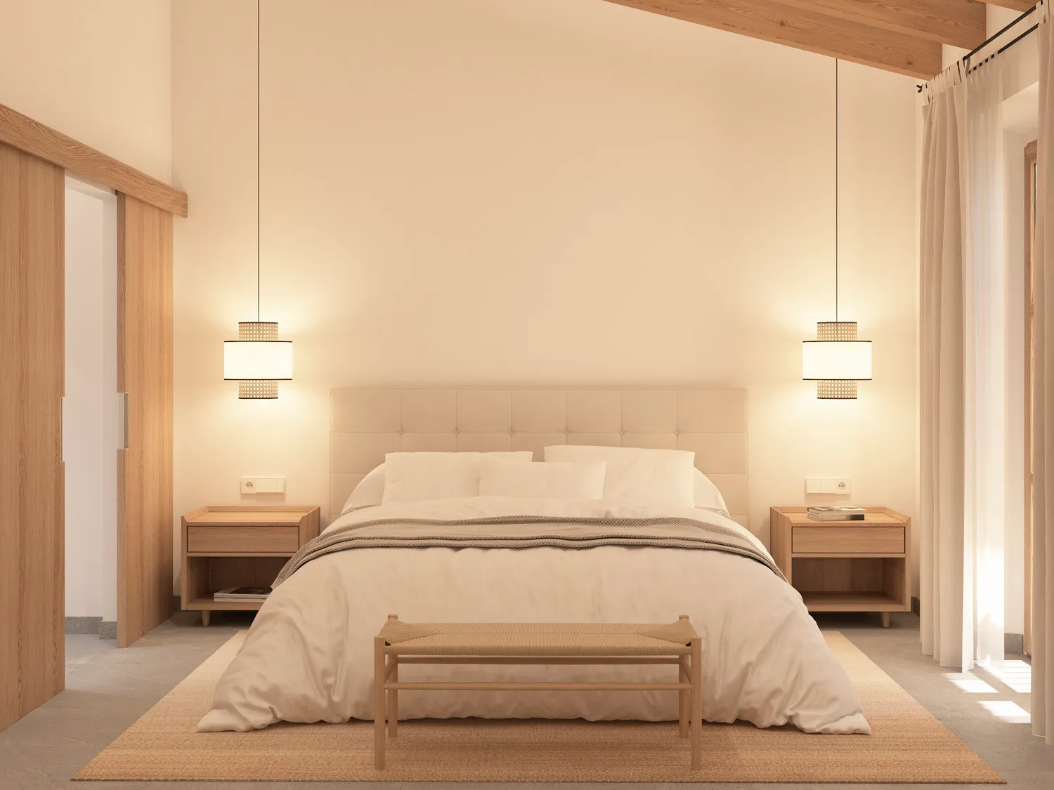 Adosado de obra nueva, con piscina y vistas, en Caimari.