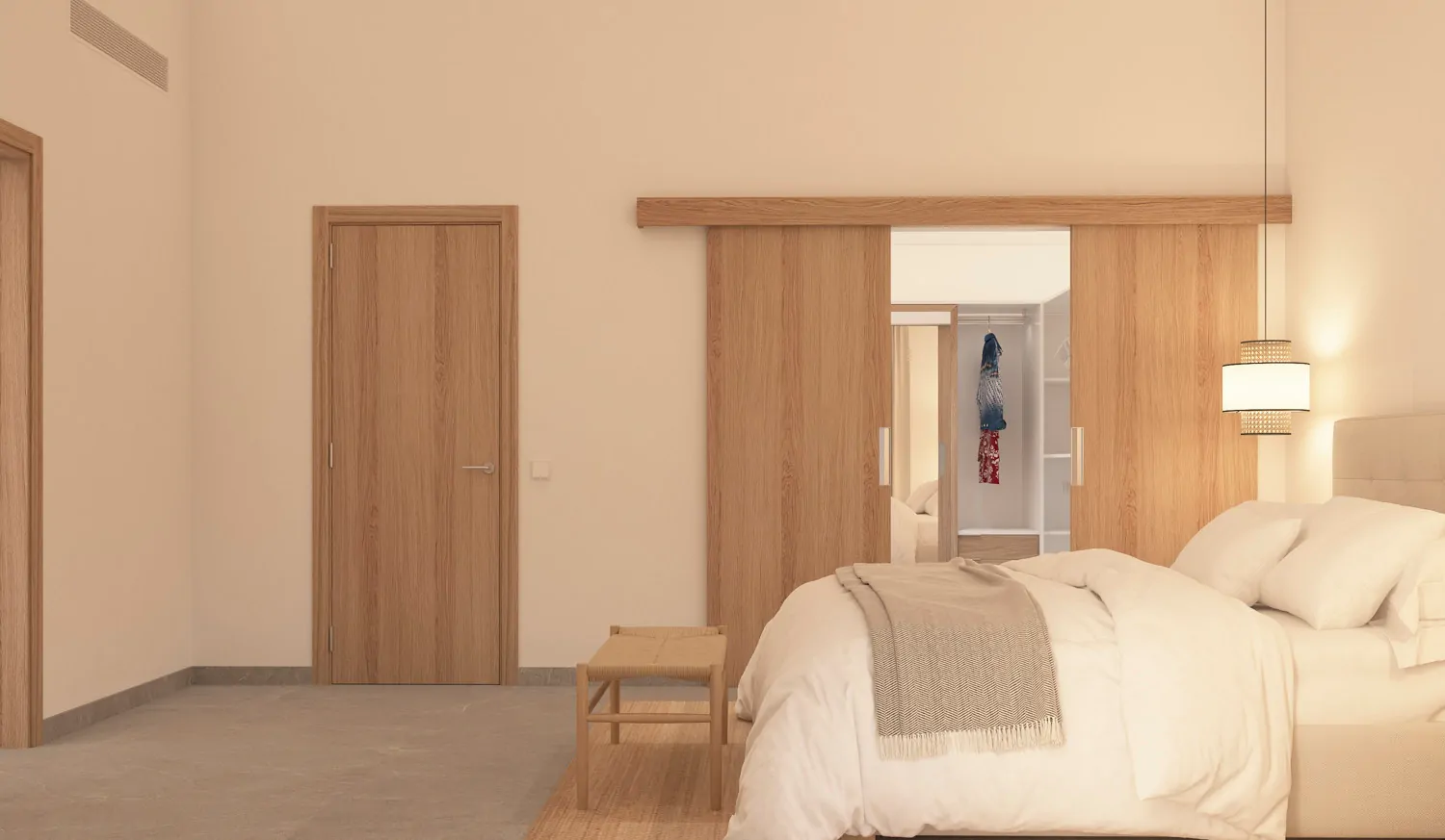 Nuovo progetto di costruzione - casa a schiera con piscina e vista a Caimari.