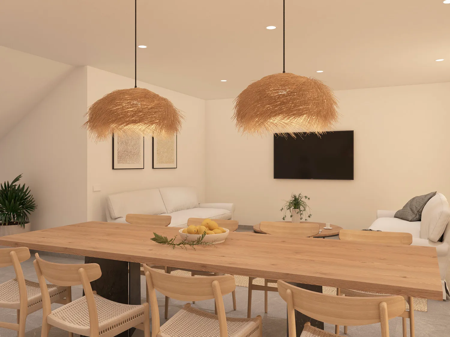 Proyecto de nueva construcción - adosado con jardin y vistas en Caimari.