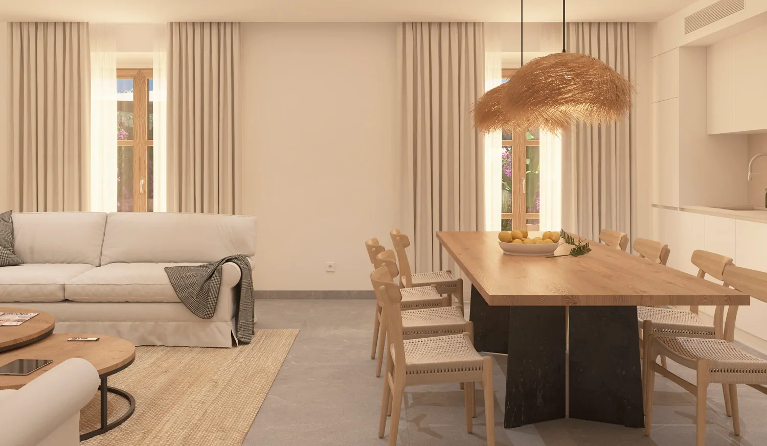 Nuovo progetto di costruzione - casa a schiera con giardino e vista a Caimari.