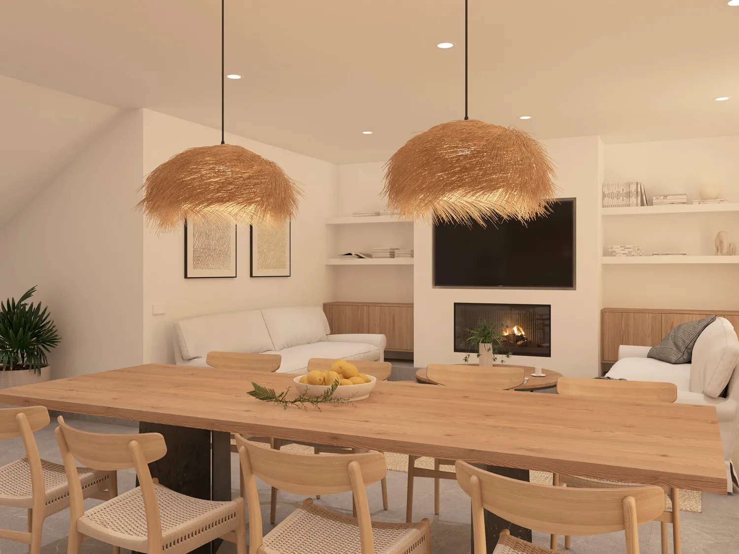 Nuovo progetto di costruzione - casa a schiera con giardino e vista a Caimari.