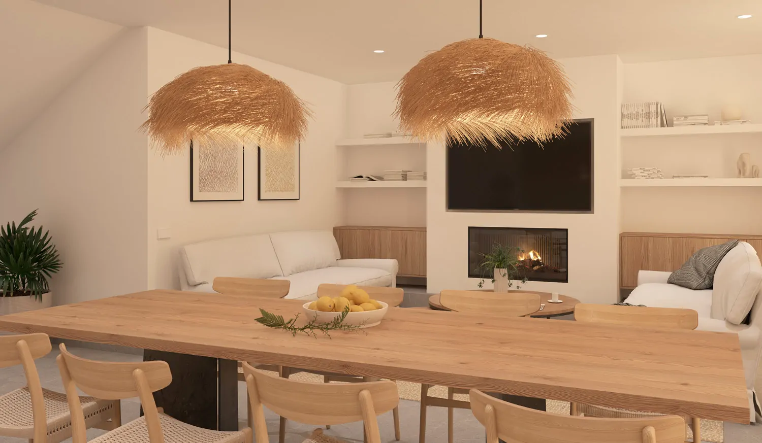 Nuovo progetto di costruzione - casa a schiera con giardino e vista a Caimari.