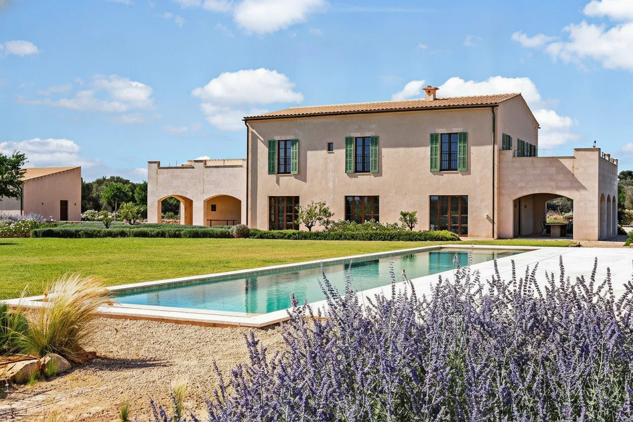 Finca und Pool