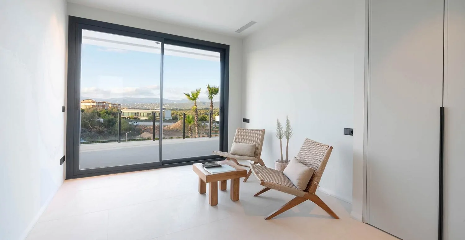 Blick auf die Terrasse