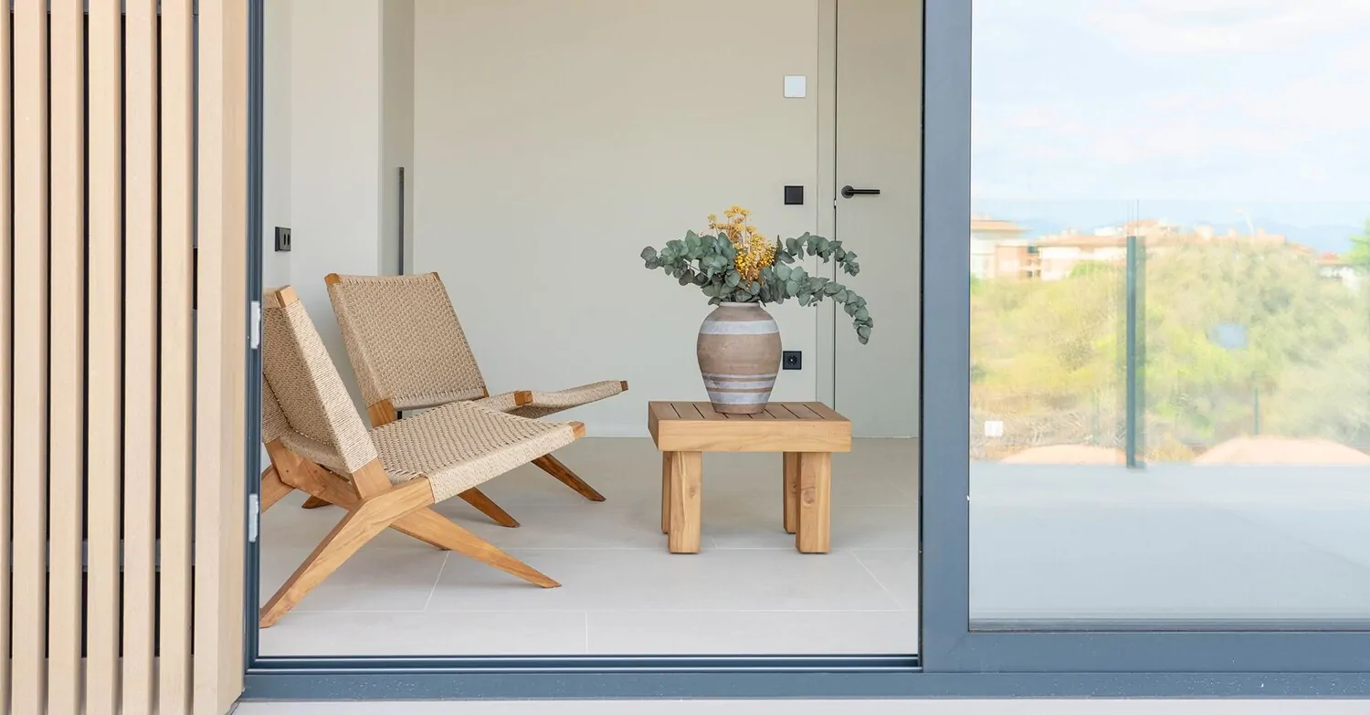 Sitzbereich im Schlafzimmer