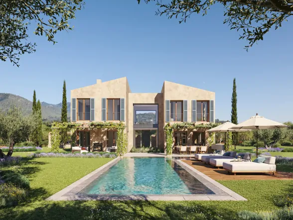Modern new-build semi-detached house with panoramic views in Sa Cabaneta – photo 36