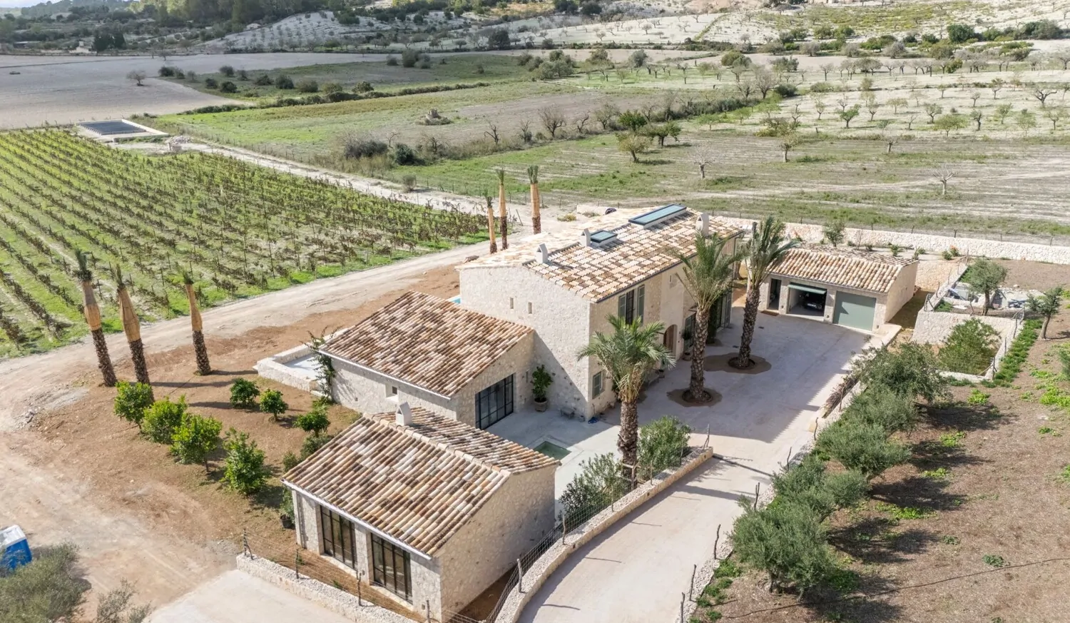 Finca mit Blick nach Westen