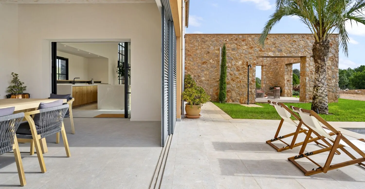 View of the sun terrace