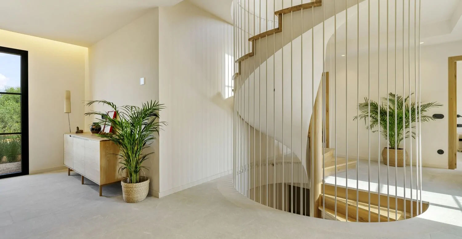 staircase to the upper floor