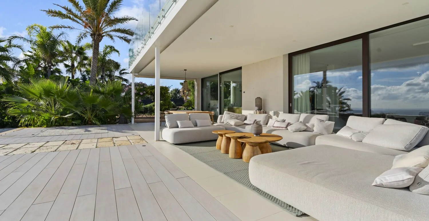 Lounge area on the terrace
