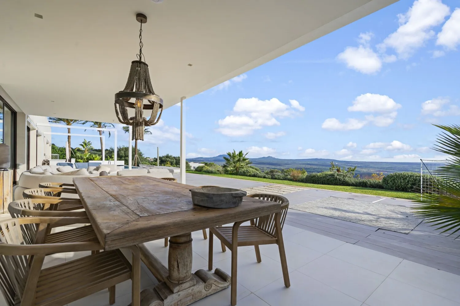 Covered terrace