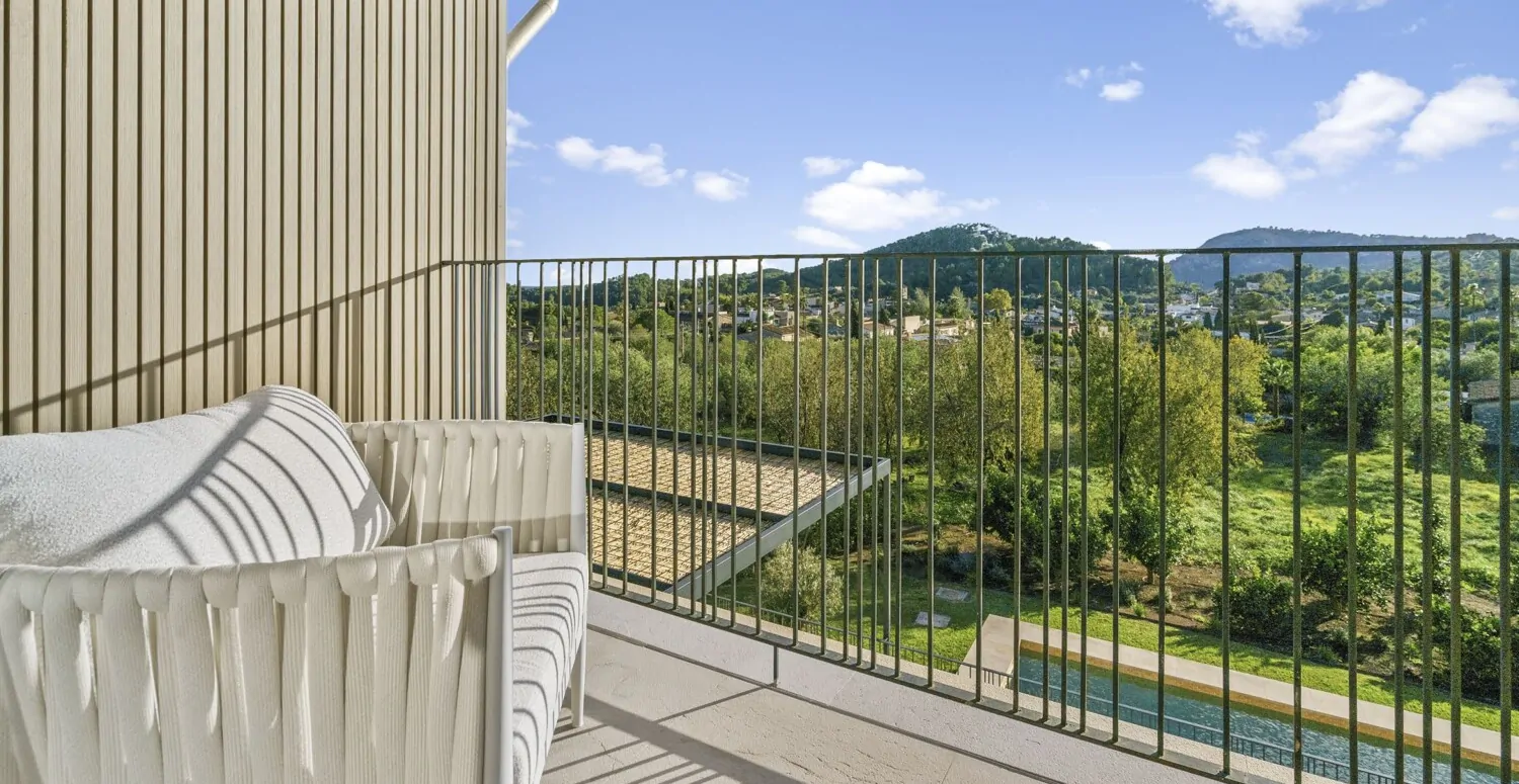 Sonnige Sitzgelegenheit