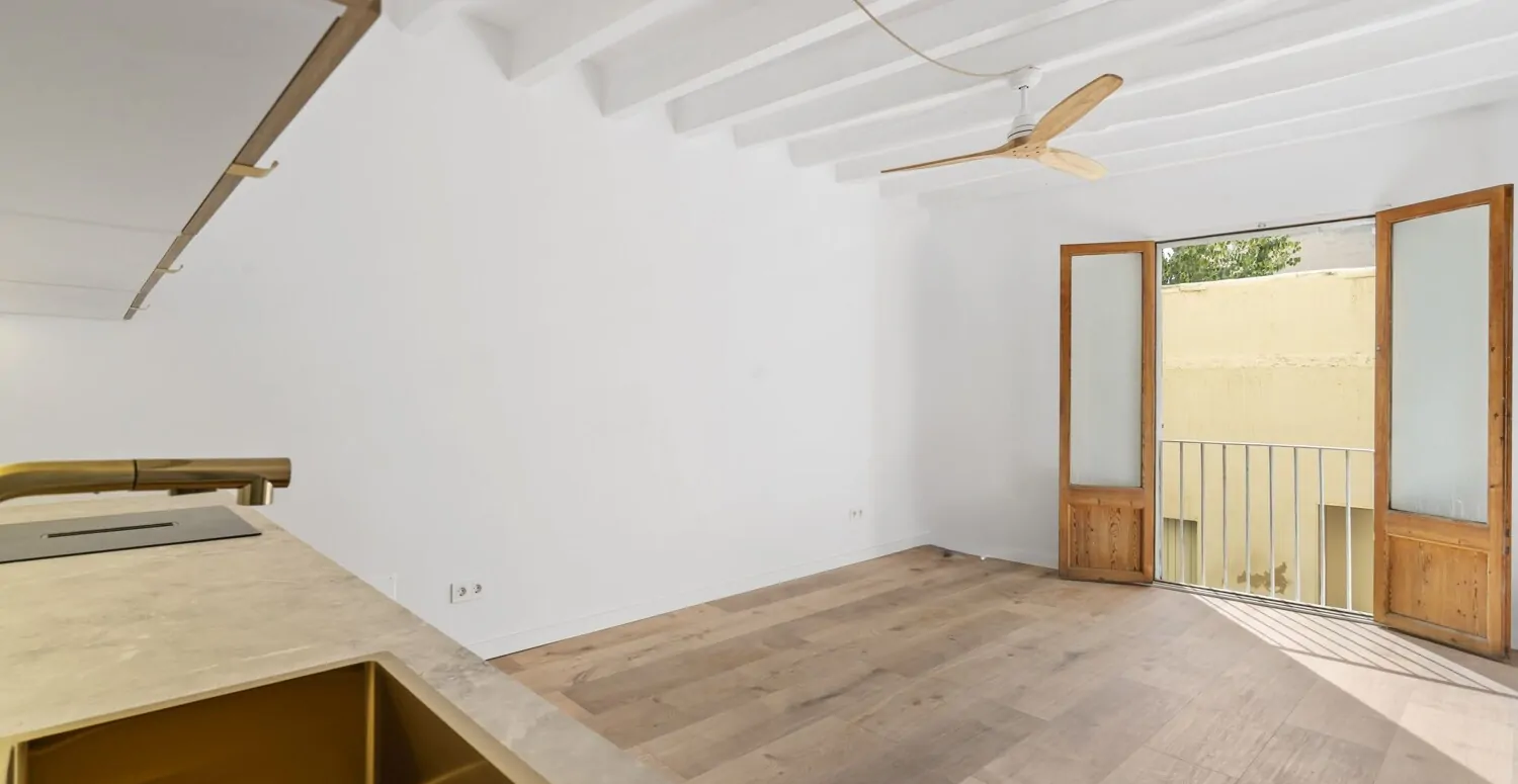 Blick in das Wohnzimmer