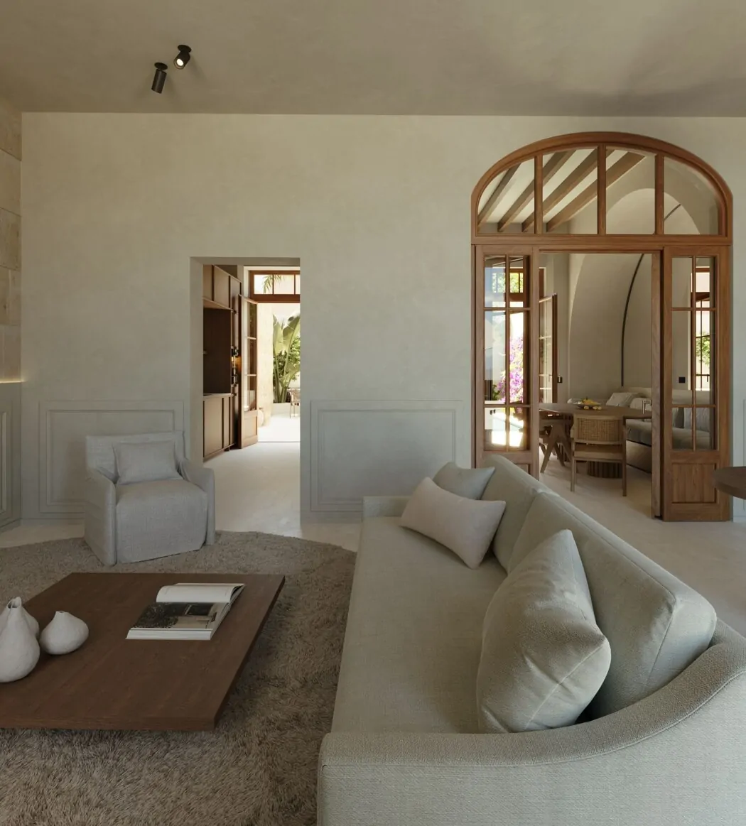 Essbereich und Einbauküche