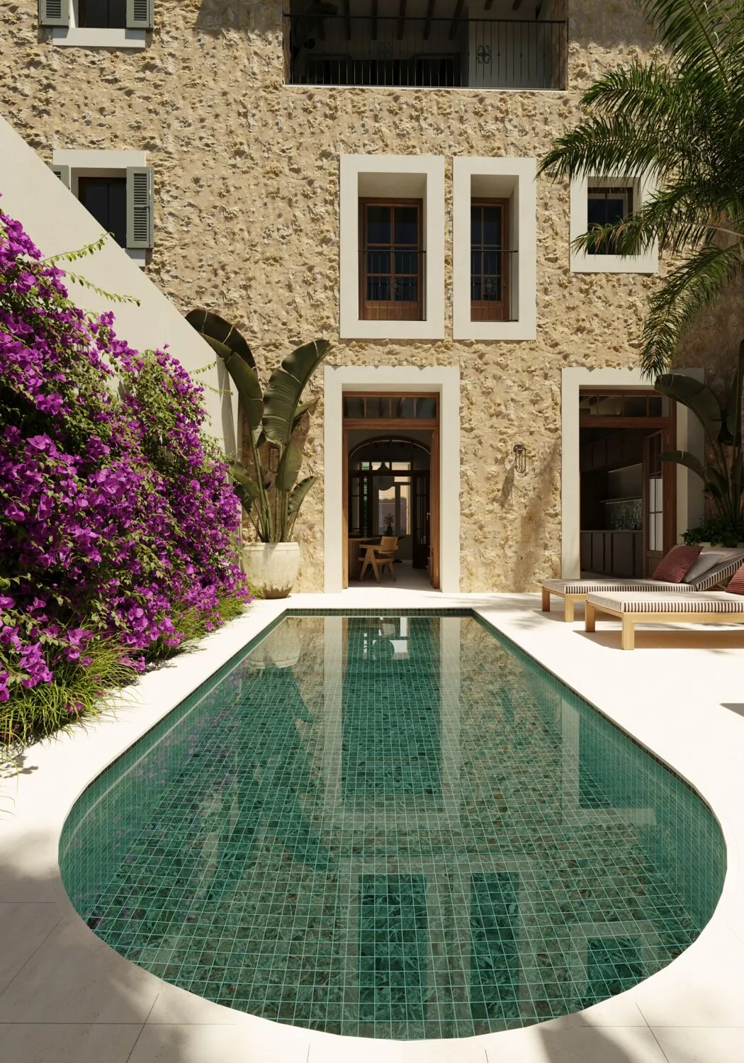 Pool y fachada