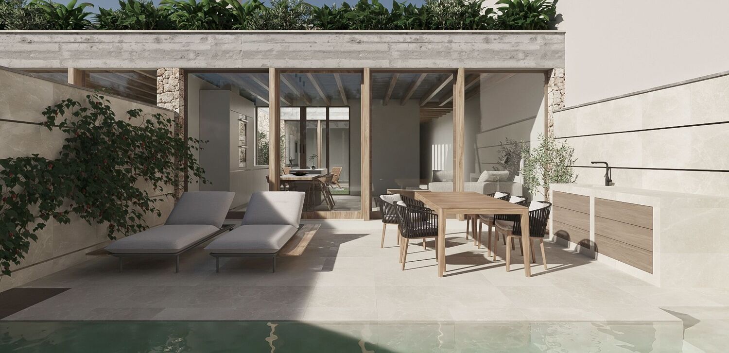 Pool und Terrasse