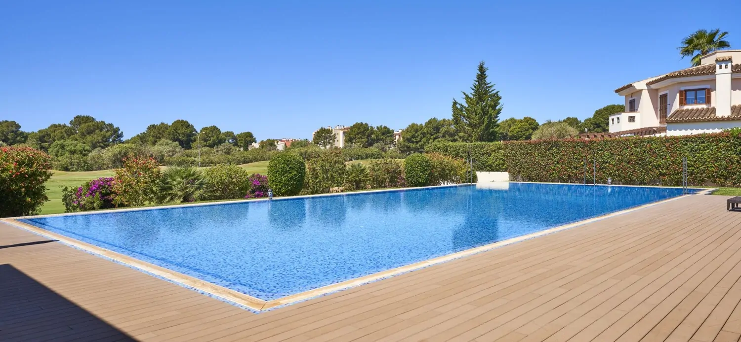 Pool on the golf court