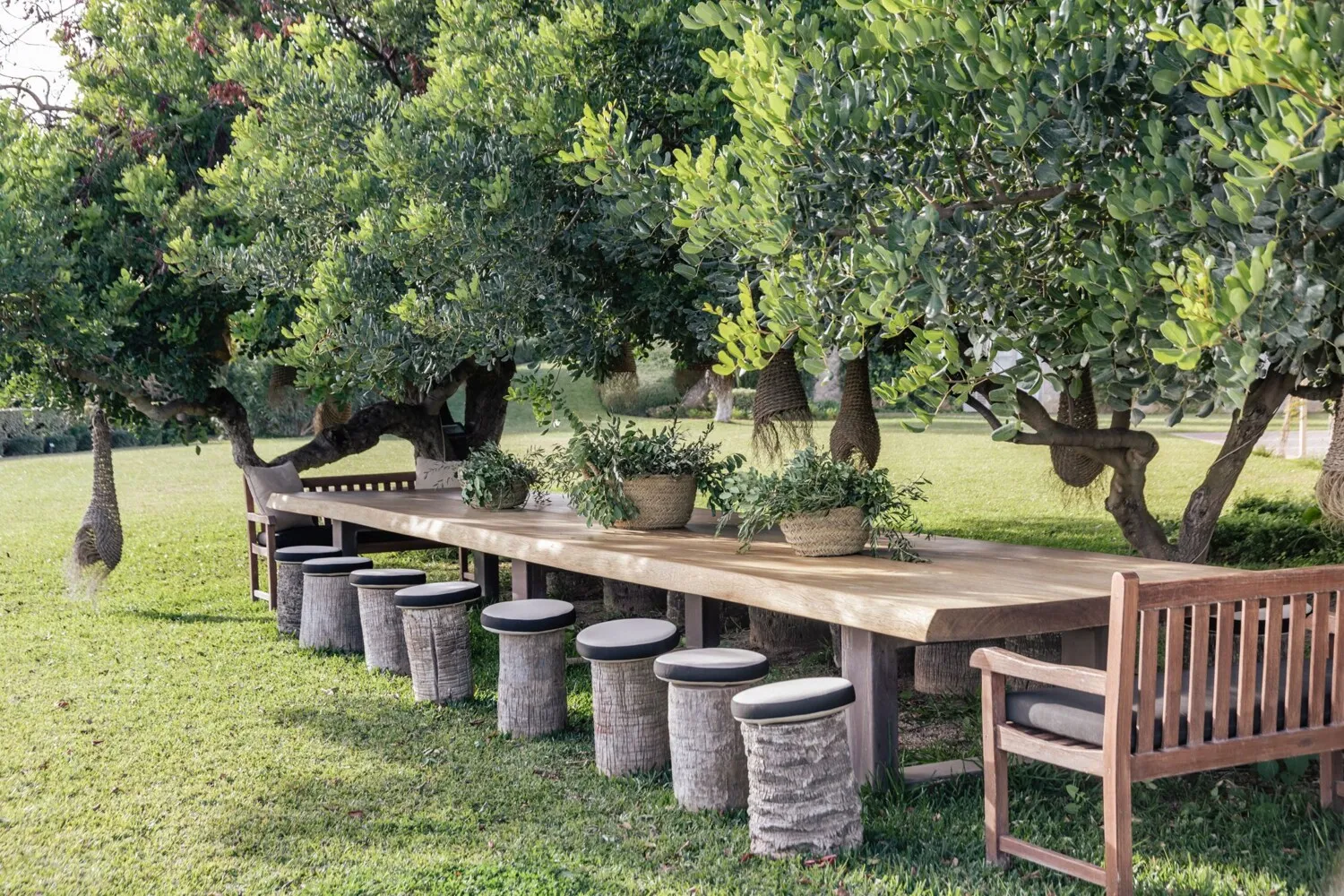 Mesa de comedor exterior