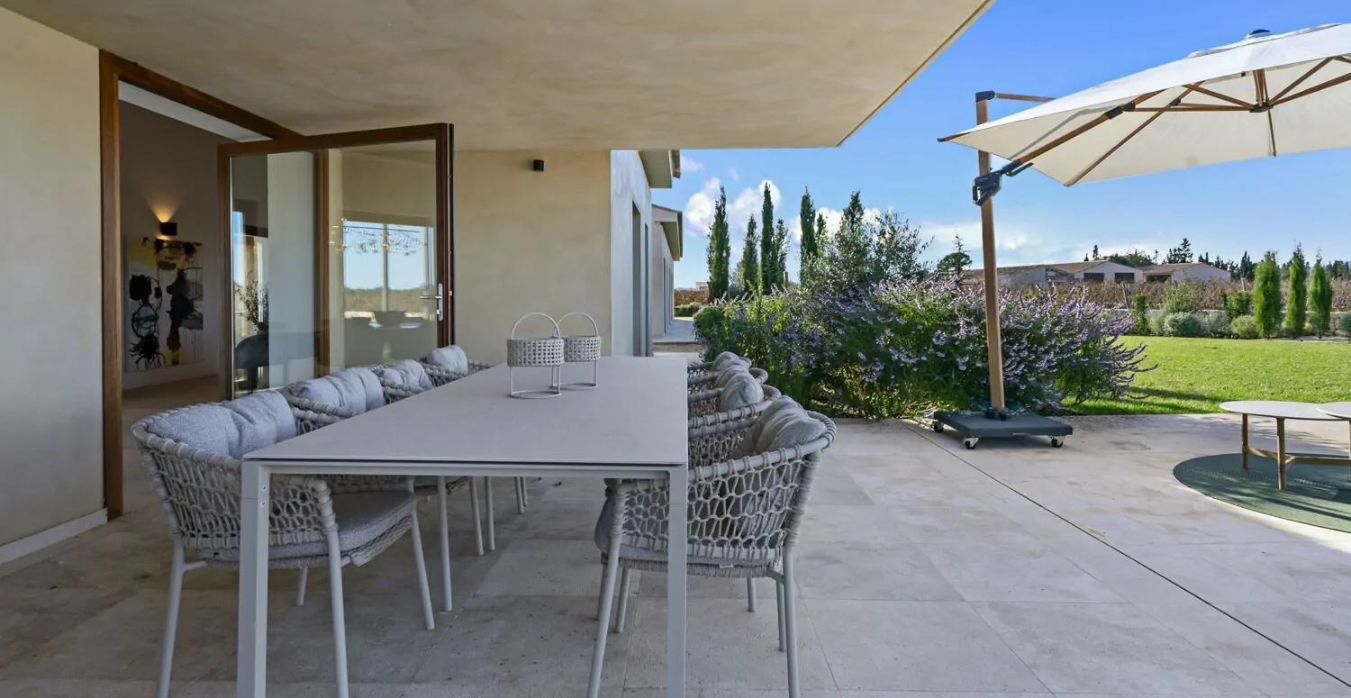 Überdachte Terrasse