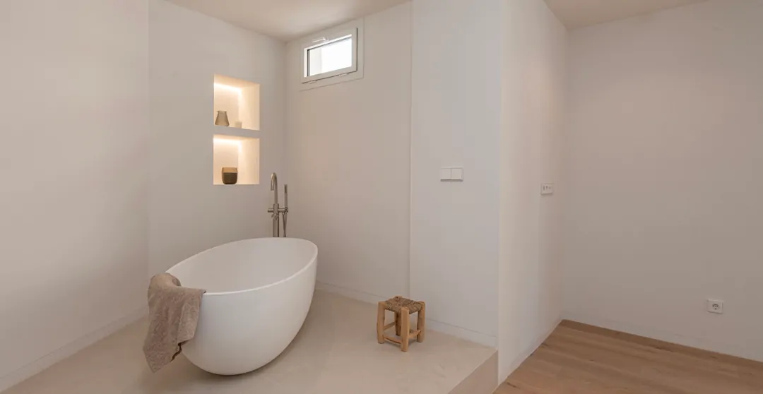 Frei stehende Badewanne