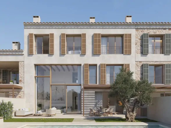 Modern finca with natural stone walls and pool in a dream location near Cala Llombards – photo 35
