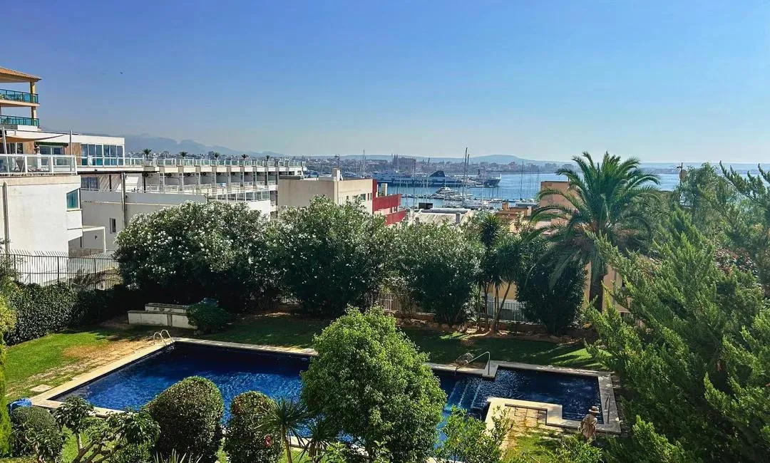 Vista a la piscina