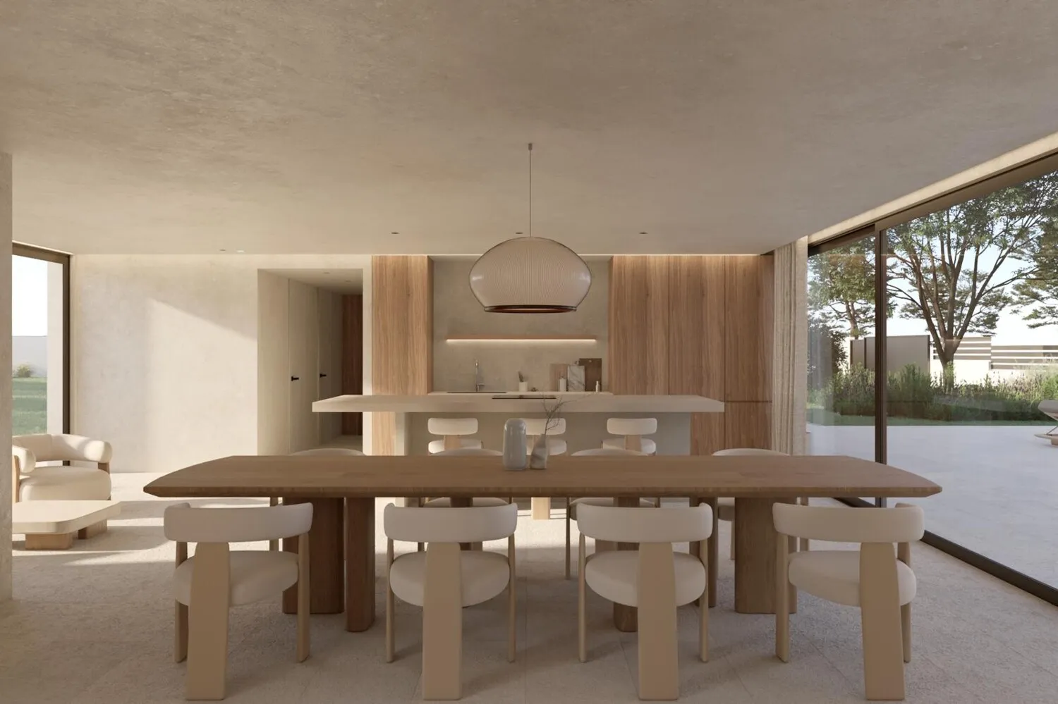 Essbereich und Küche