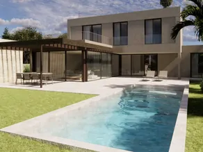 Casa unifamiliar con piscina