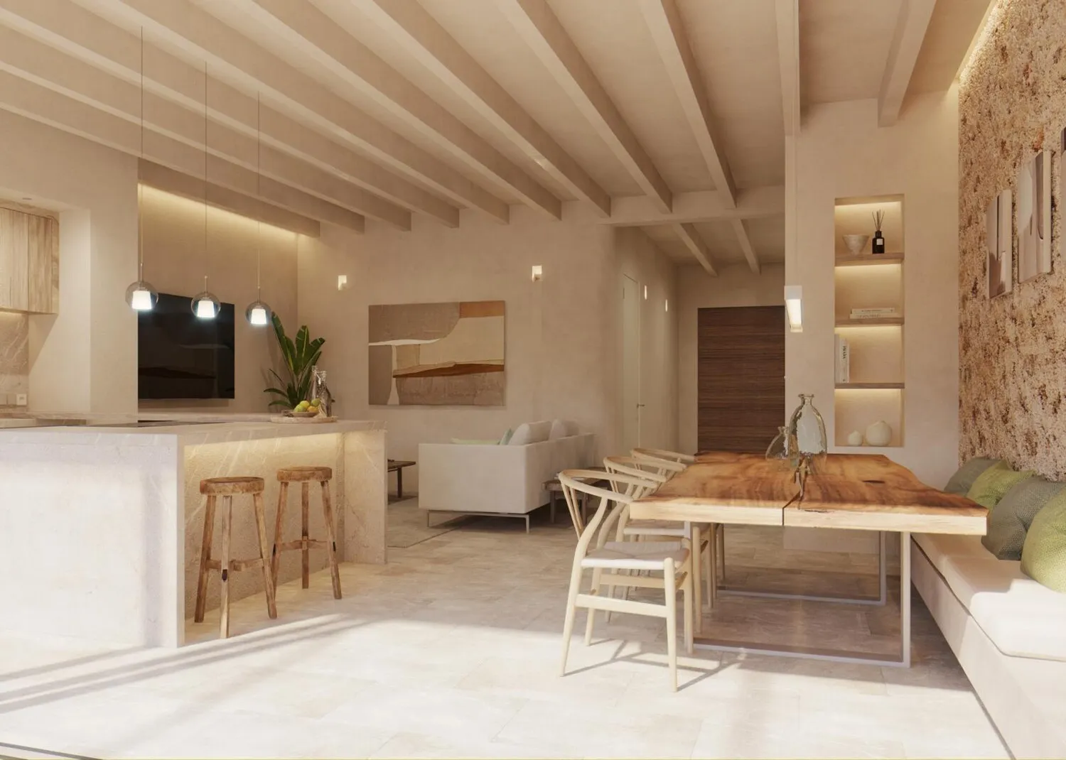 Sala de estár y comedor