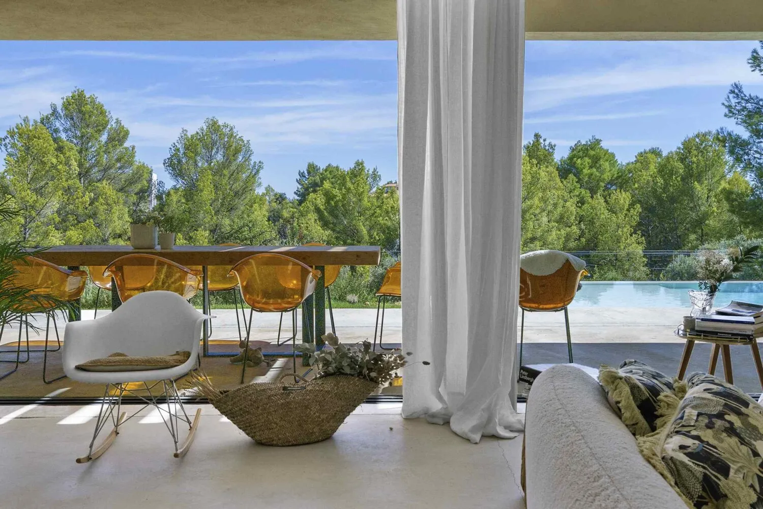 Blick zur Terrasse