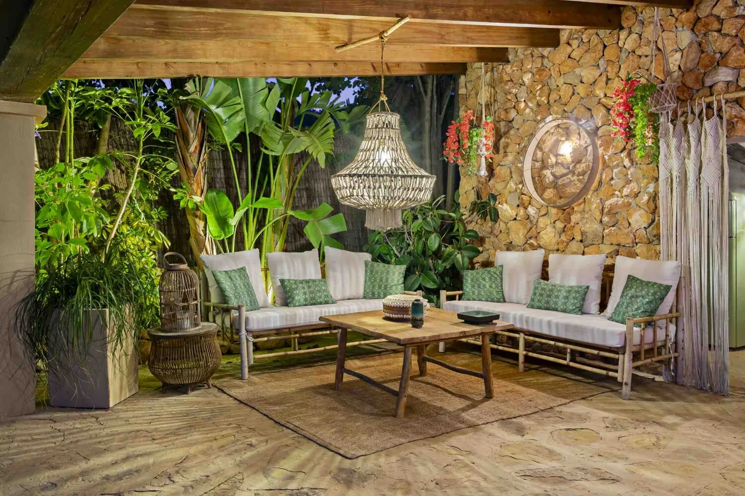 Überdachte Terrasse
