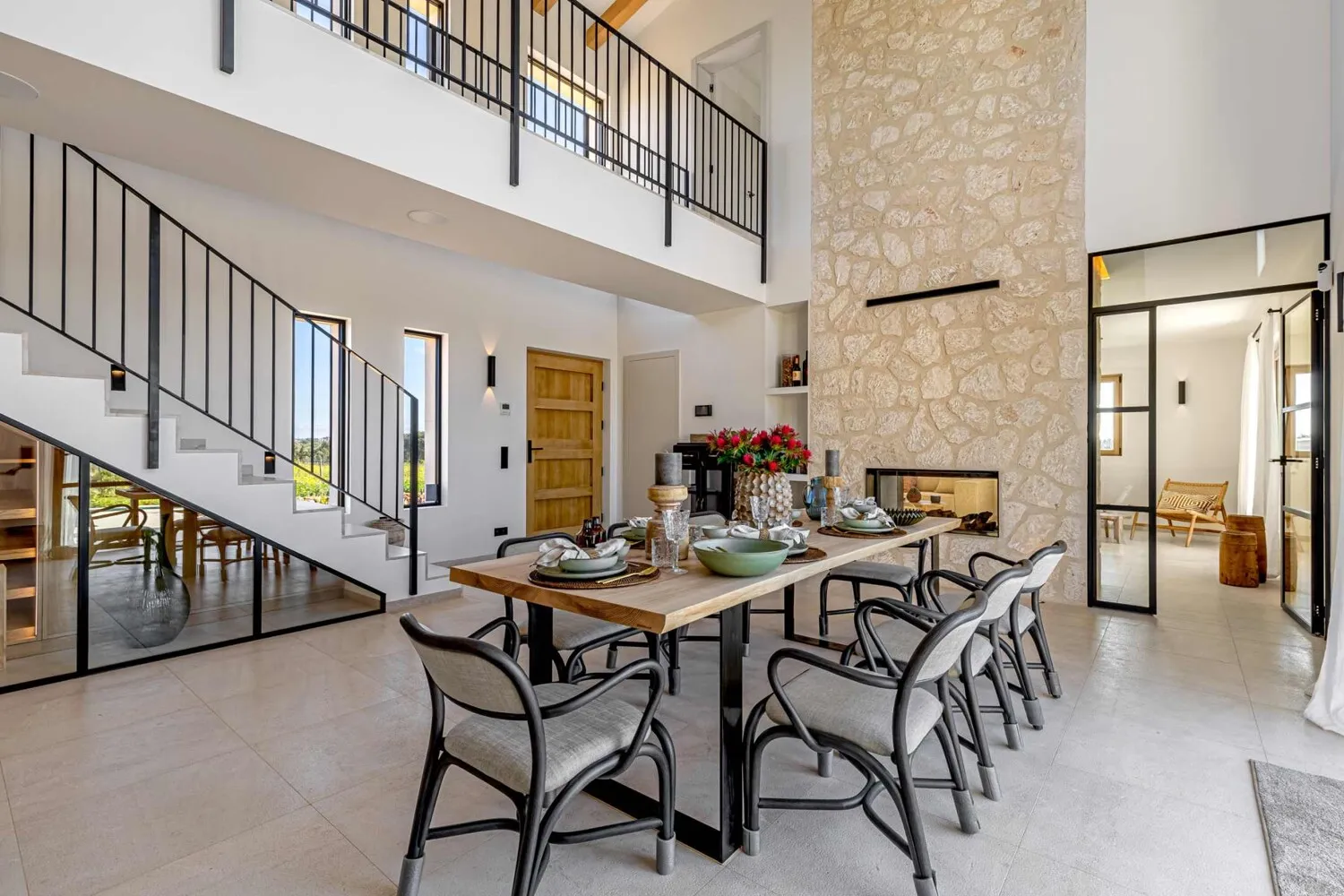 Sala de estar abierta