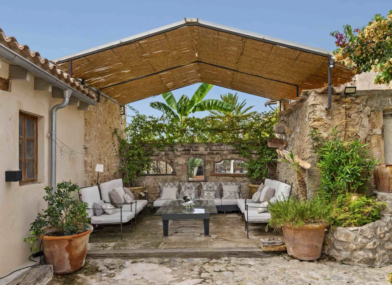 Terraza cubierta