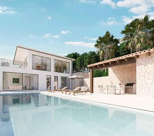Neubauvilla-Modern-Pool-Panoramablick-Galilea-Spa-Smart Home-Villa-Luxus