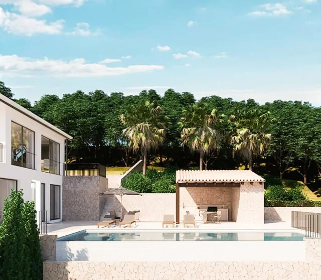 Neubauvilla-Modern-Pool-Panoramablick-Galilea-Spa-Smart Home-Villa-Luxus