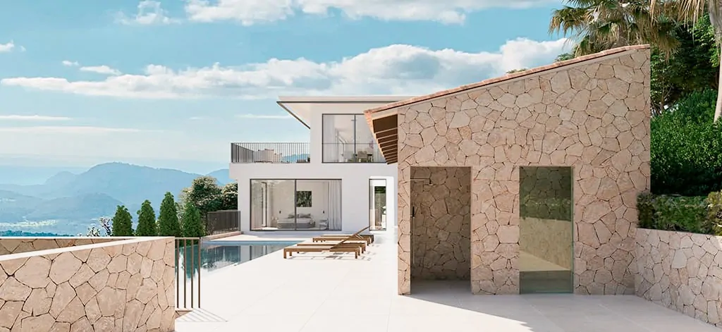 Neubauvilla-Modern-Pool-Panoramablick-Galilea-Spa-Smart Home-Villa-Luxus