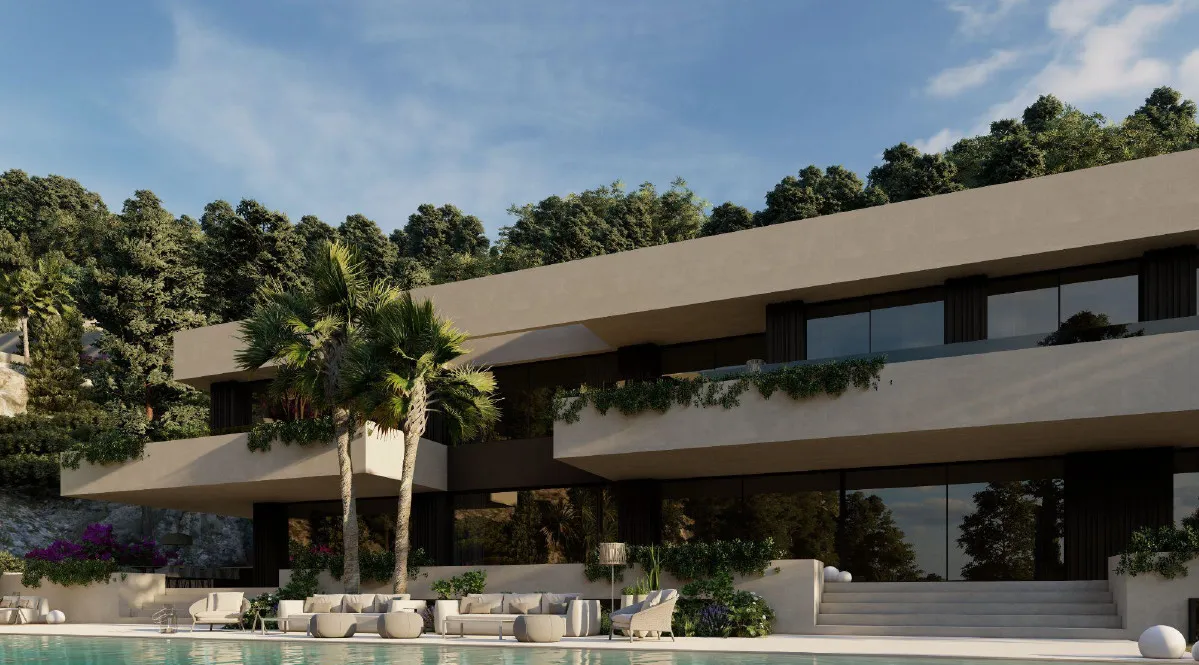 Excellent-project-to-build-a-fantastic-villa-in-Son-Vida-Mallorca