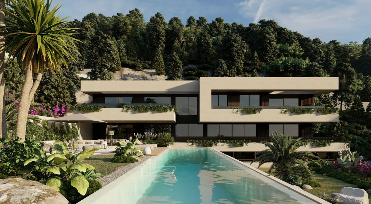 Excellent-project-to-build-a-fantastic-villa-in-Son-Vida-Mallorca