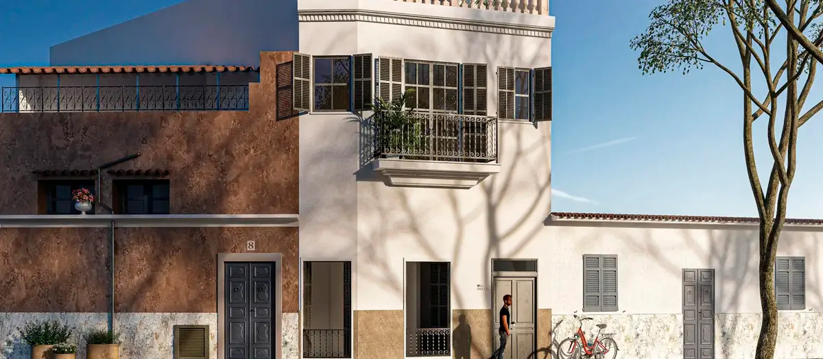 SANTA CATALINA-PALMA-STADTHAUS-BLICK-TERRASSE