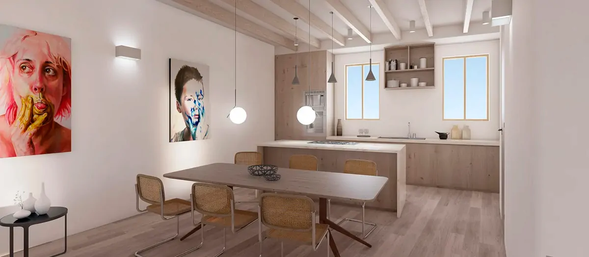 SANTA CATALINA-PALMA-STADTHAUS-BLICK-TERRASSE