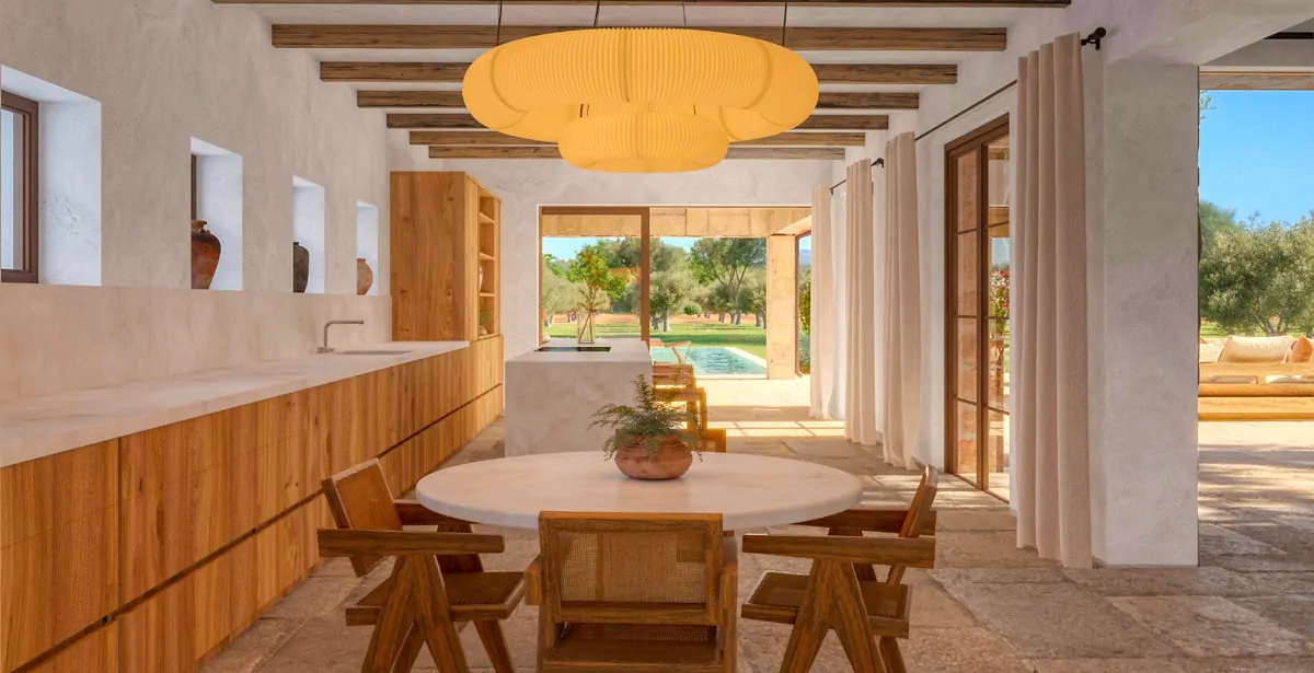 Projekt einer Finca mit Weinberg