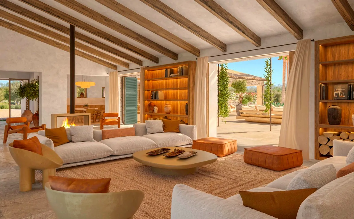 Projekt einer Finca mit Weinberg