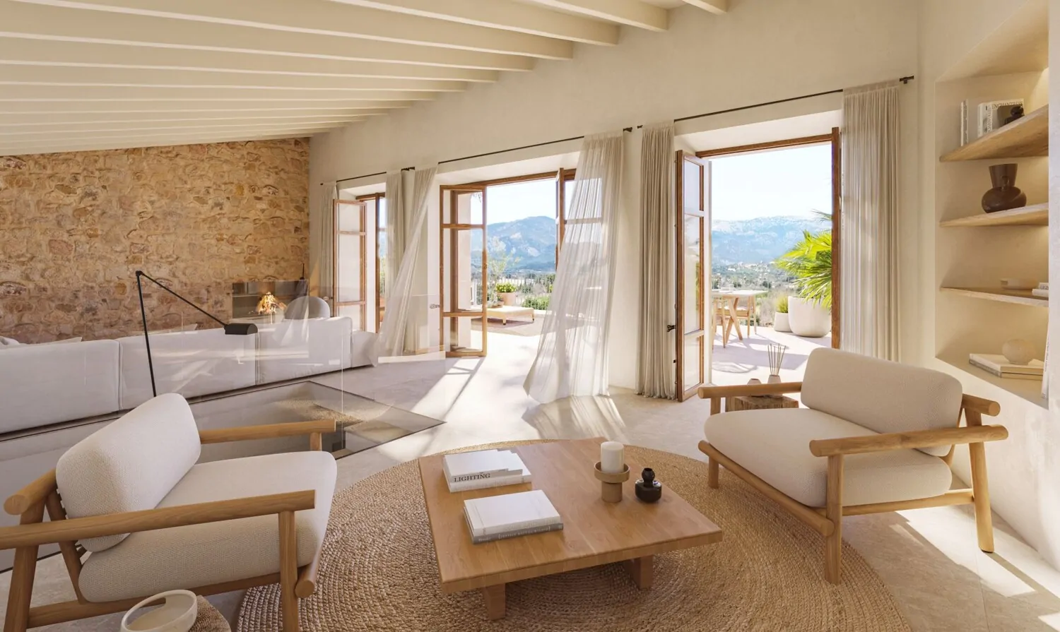 Wohnbereich im ersten Stock