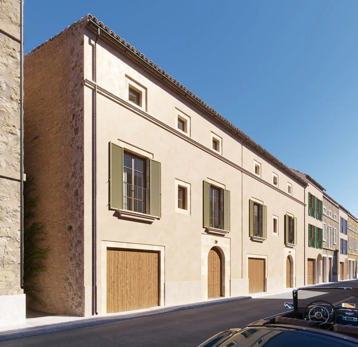 Aussenfassade mit Garage