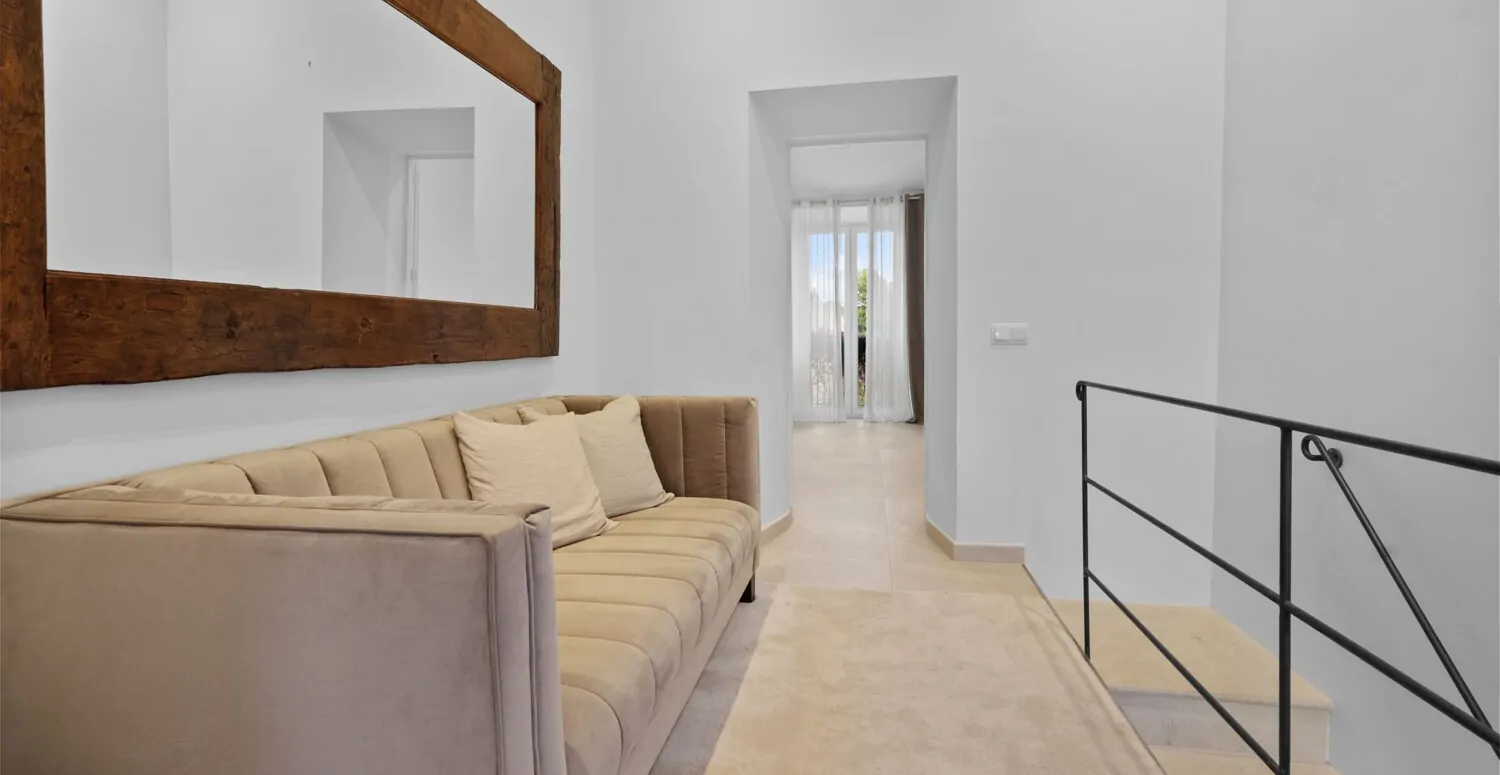 Pasillo en la planta superior