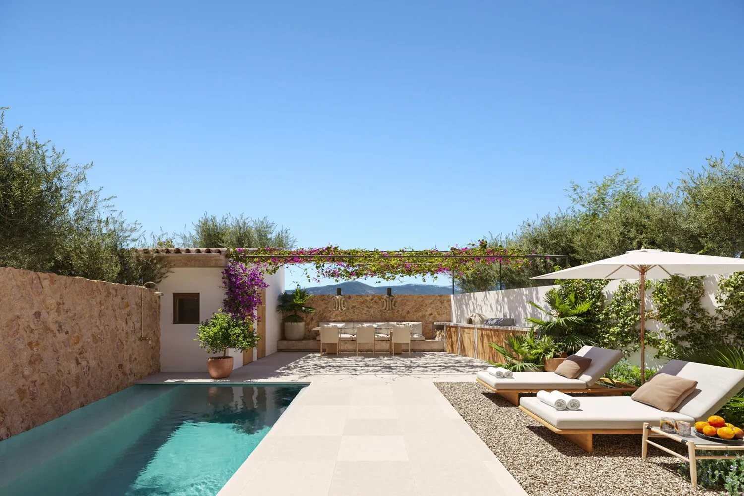 Pool and terrace