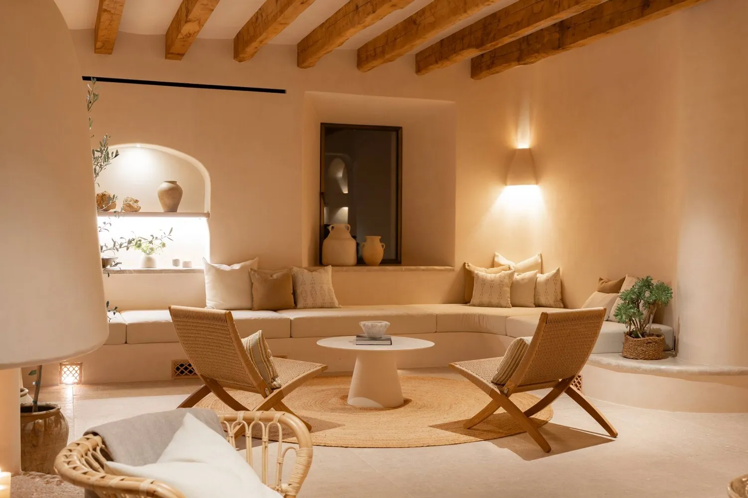 Living room in the evening