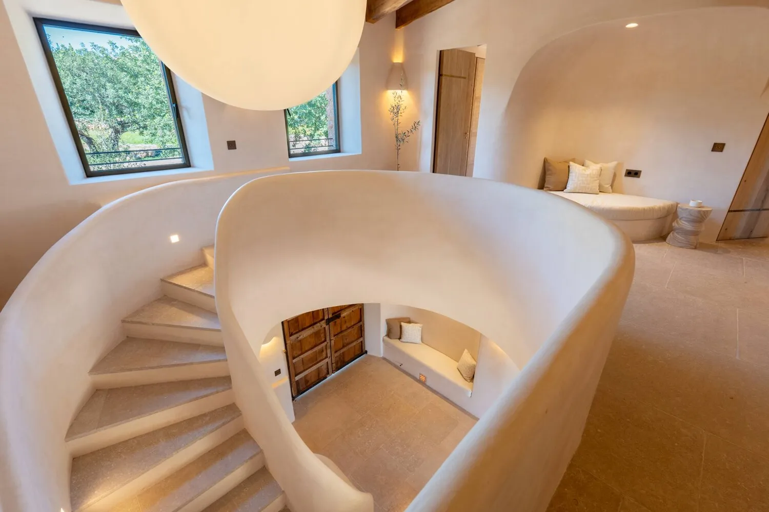 Staircase to the first floor